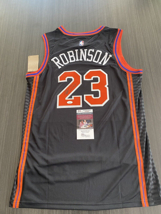 Mitchell Robinson New York Knicks Autographed Custom Jersey JSA