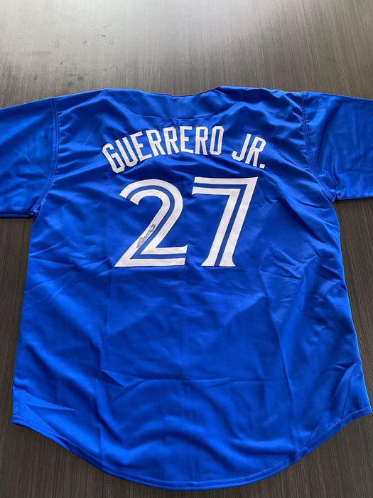 Vladimir Guerrero Jr. Toronto Blue Jays Autographed Custom Jersey JSA