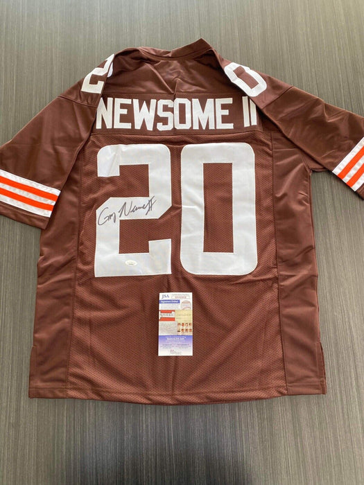 Greg Newsome II Cleveland Browns Autographed Custom Jersey JSA