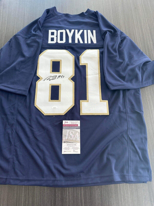 Miles Boykin Notre Dame Fighting Irish Autographed Custom Jersey JSA