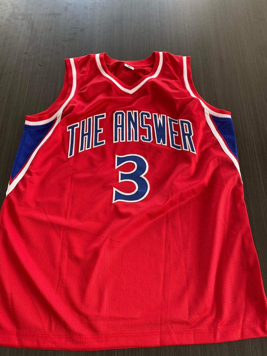 Allen Iverson Philadelphia 76ers Autographed Custom Jersey Beckett