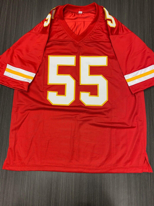 Frank Clark Kansas City Chiefs Autographed Custom Jersey JSA