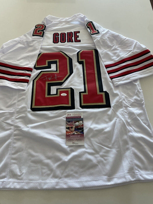 Frank Gore San Francisco 49ers Autographed Custom Jersey JSA