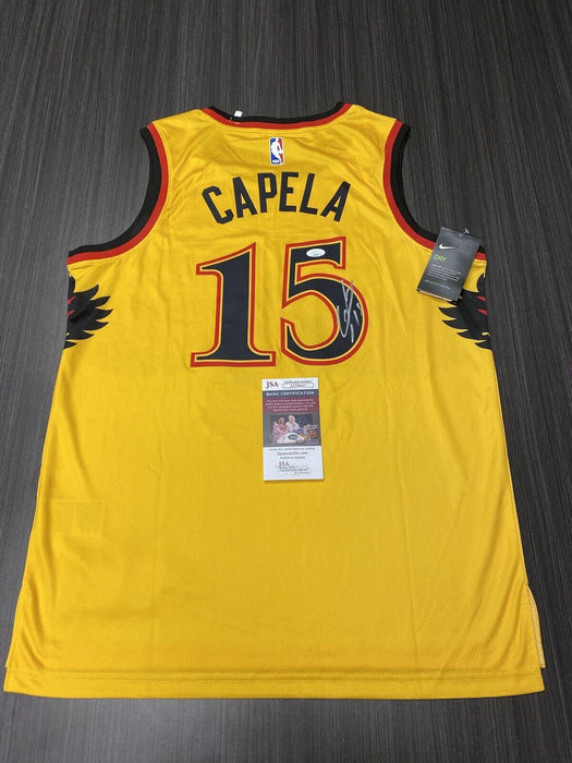 Clint Capela Atlanta Hawks Autographed Custom Jersey JSA