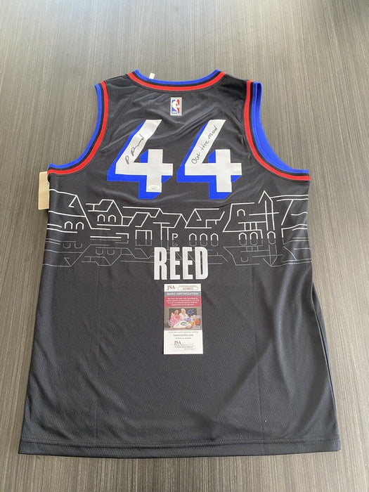 Paul Reed Philadelphia 76ers Autographed Custom Jersey JSA Inscribed