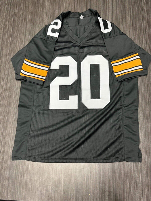 Rocky Bleier Pittsburgh Steelers Autographed Custom Jersey Beckett Inscribed