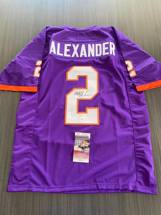 Mackensie Alexander Clemson Tigers Autographed Custom Jersey JSA