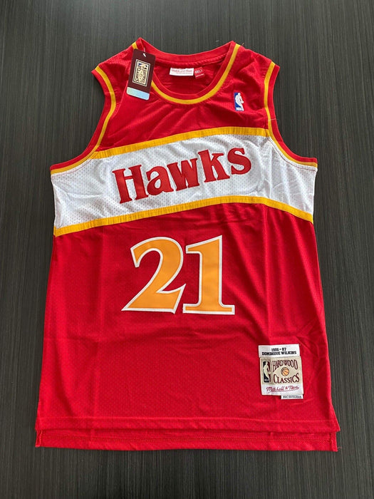 Dominique Wilkins Atlanta Hawks Autographed Custom Jersey JSA