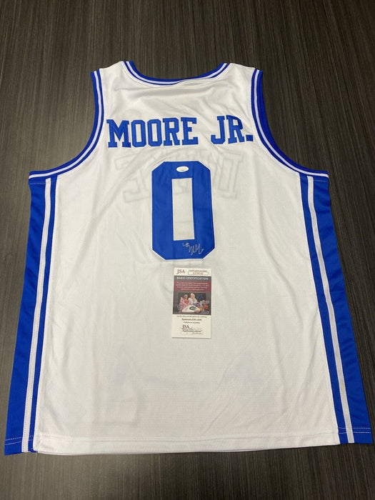 Wendell Moore Duke Blue Devils Autographed Custom Jersey JSA