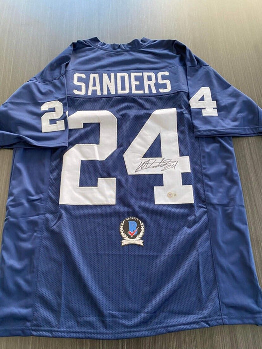 Miles Sanders Penn State Nittany Lions Autographed Custom Jersey Beckett