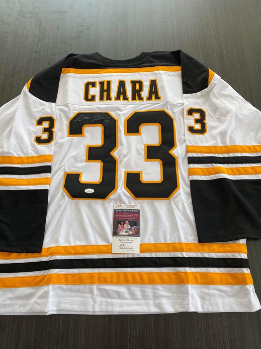 Zdeno Chara Boston Bruins Autographed Custom Jersey JSA