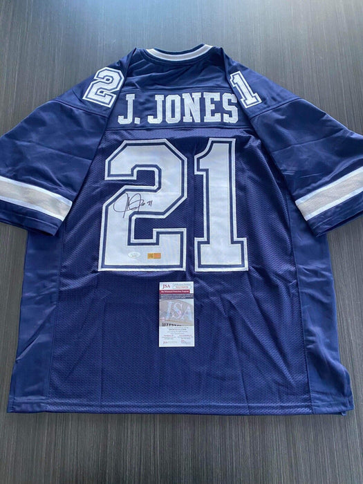 Julius Jones Dallas Cowboys Autographed Custom Jersey JSA