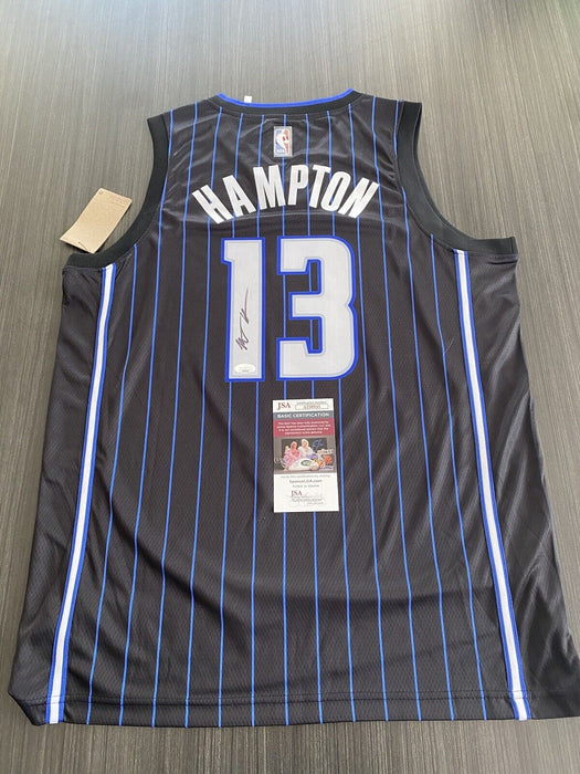 RJ Hampton Orlando Magic Autographed Custom Jersey JSA