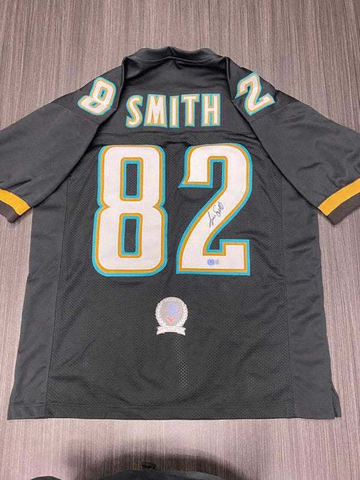 Jimmy Smith Jacksonville Jaguars Autographed Custom Jersey Beckett