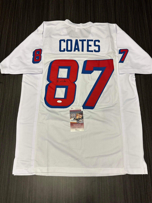 Ben Coates New England Patriots Autographed Custom Jersey JSA