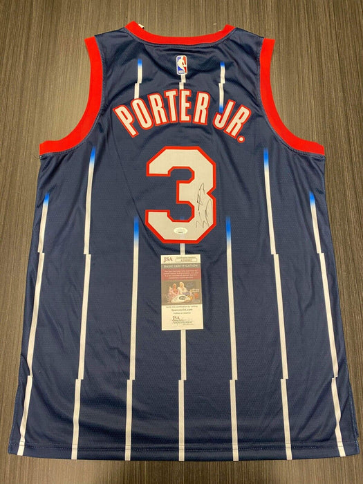 Kevin Porter Jr. Houston Rockets Autographed Custom Jersey JSA