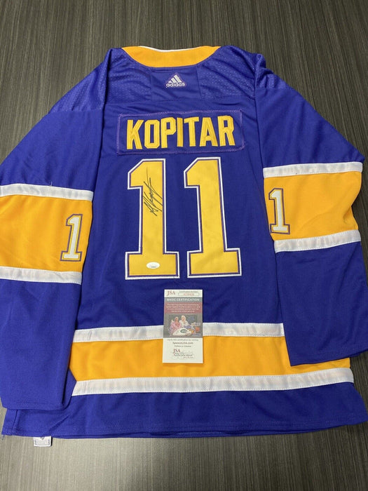 Anze Kopitar Los Angeles Kings Autographed Custom Jersey JSA