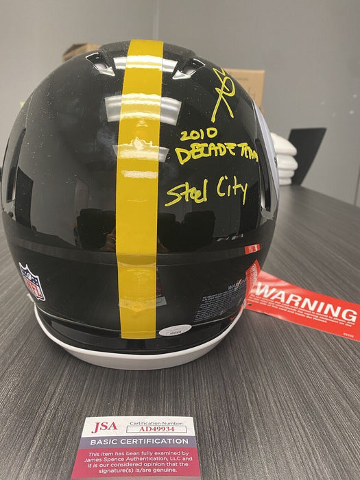 Antonio Brown Pittsburgh Steelers Autographed  Full Size Helmet JSA Inscribed