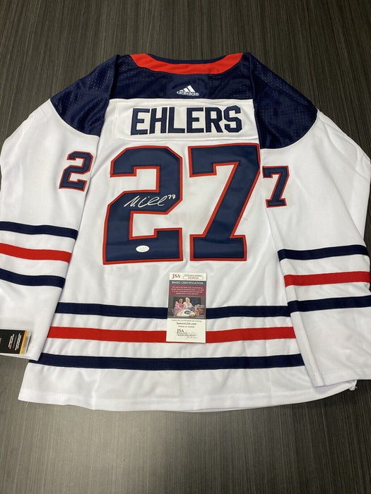 Nikolaj Ehlers Winnipeg Jets  Autographed Custom Jersey JSA