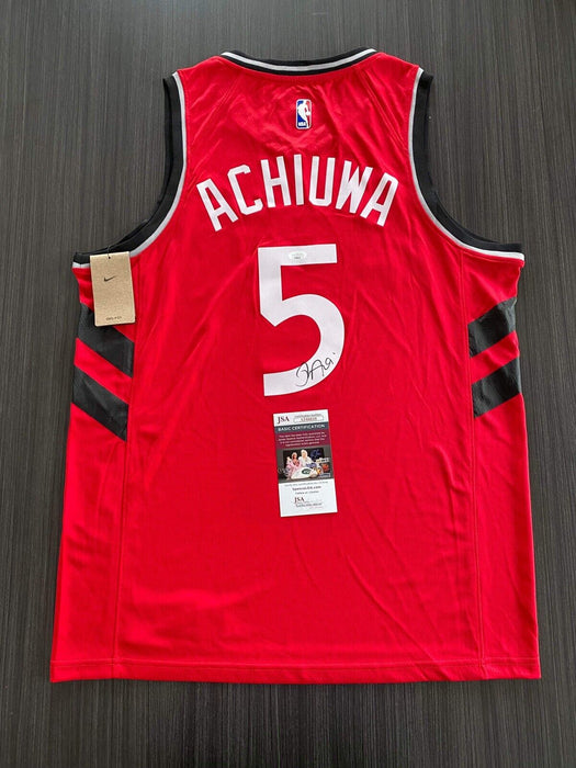 Precious Achiuwa Toronto Raptors Autographed Custom Jersey JSA