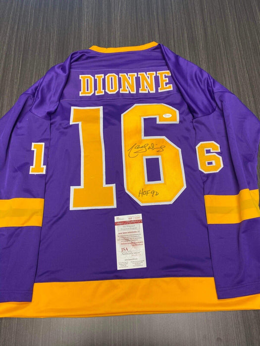 Marcel Dionne Los Angeles Kings Autographed Custom Jersey JSA