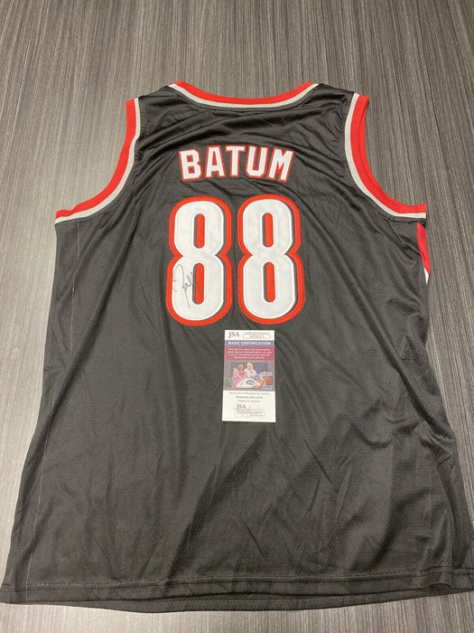 Nicholas Batum Portland Trail Blazers Autographed Custom Jersey JSA