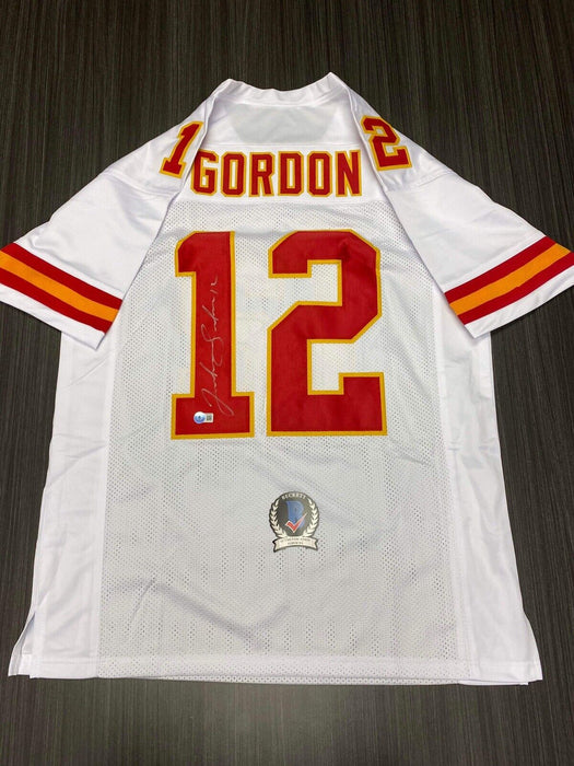 Josh Gordon Kansas City Chiefs Autographed Custom Jersey Beckett