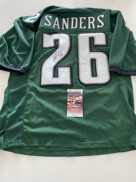 Miles Sanders Philadelphia Eagles Autographed Custom Jersey JSA