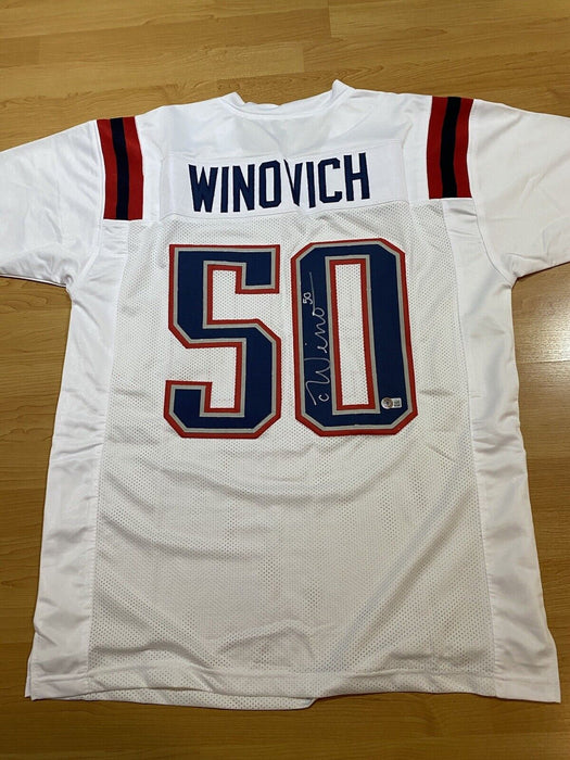 Chase Winovich New England Patriots Autographed Custom Jersey Beckett