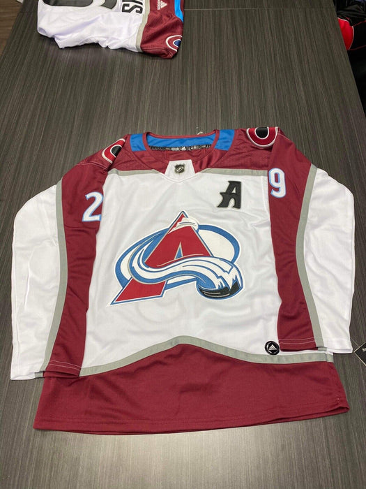 Nathan MacKinnon Colorado Avalanche Autographed Custom Jersey JSA