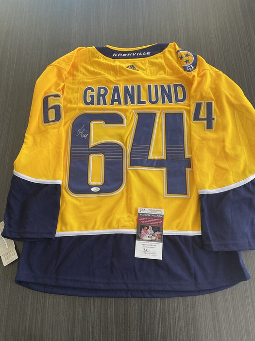 Mikael Granlund Nashville Predators Autographed Custom Jersey JSA