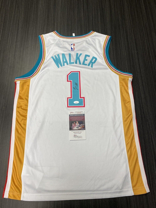 Lonnie Walker San Antonio Spurs Autographed Custom Jersey JSA