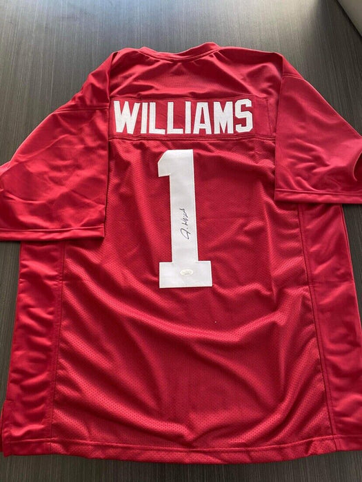 Jameson Williams Alabama Crimson Tide Autographed Custom Jersey JSA