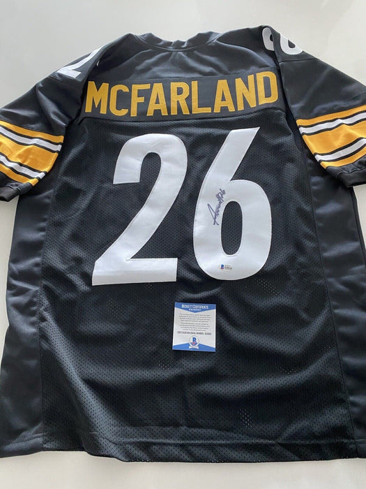 Anthony Mcfarland Pittsburgh Steelers Autographed Custom Jersey Beckett