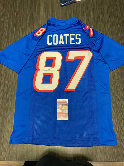 Ben Coates New England Patriots Autographed Custom Jersey JSA