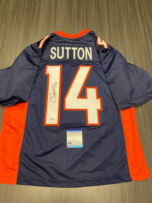 Courtland Sutton Denver Broncos Autographed Custom Jersey PSA