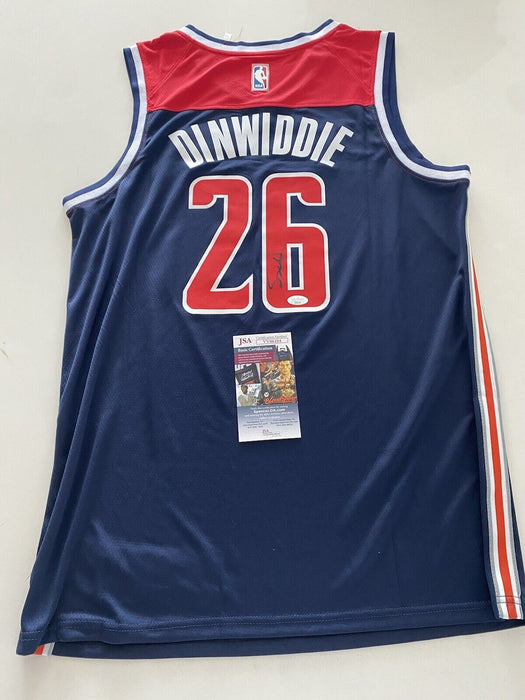 Spencer Dinwiddie Washington Wizards Autographed Custom Jersey JSA