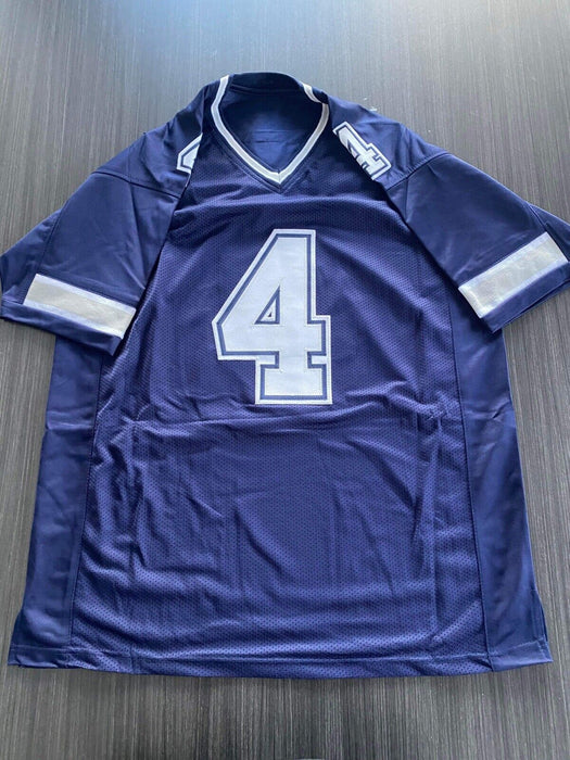 Dak Prescott Dallas Cowboys Autographed Custom Jersey Beckett