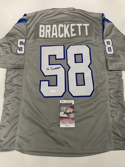 Gary Brackett Indianapolis Colts Autographed Custom Jersey JSA