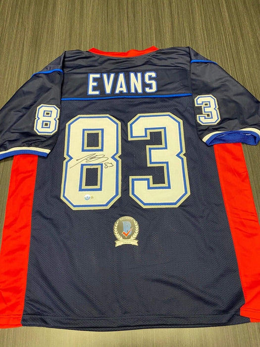 Lee Evans Buffalo Bills Autographed Custom Jersey Beckett