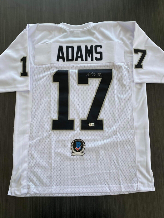 Davante Adams Las Vegas Raiders Autographed Custom Jersey Beckett