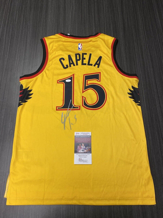 Clint Capela Atlanta Hawks Autographed Custom Jersey JSA