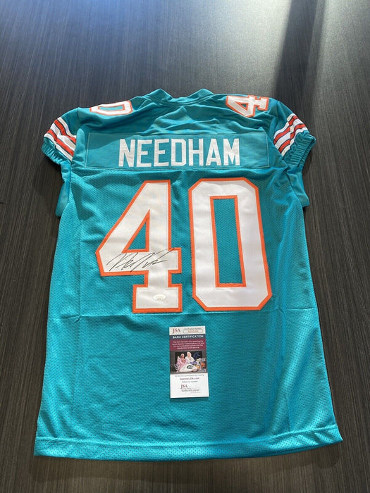 Nik Needham Miami Dolphins Autographed Custom Jersey JSA