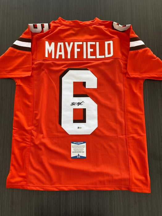 Baker Mayfield Cleveland Browns Autographed Custom Jersey Beckett