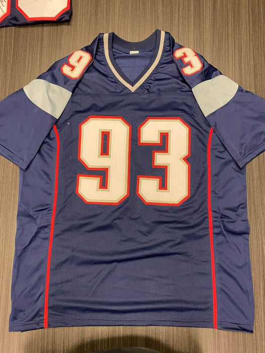 Richard Seymour New England Patriots Autographed Custom Jersey Beckett