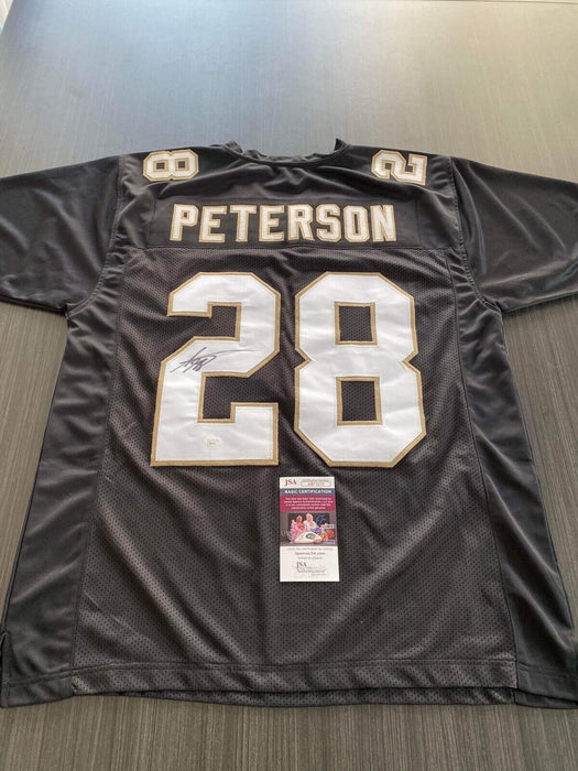 Adrian Peterson New Orleans Saints Autographed Custom Jersey JSA