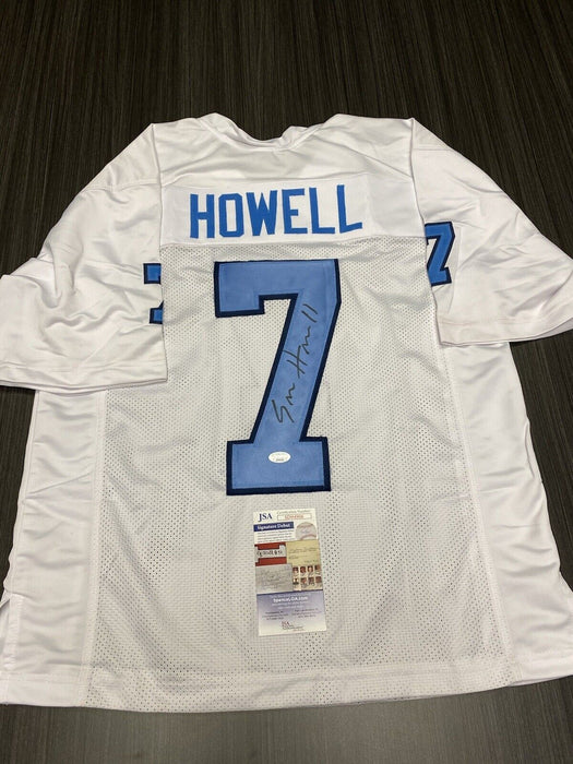 Sam Howell North Carolina Tar Heels Autographed Custom Jersey JSA