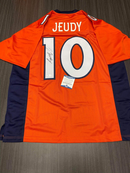 Jerry Jeudy Denver Broncos Autographed Custom Jersey Beckett