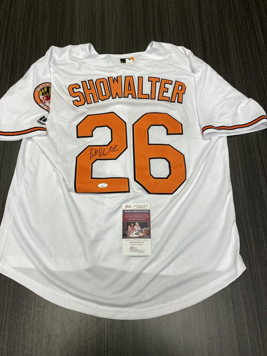 Buck Showalter Baltimore Orioles Autographed Custom Jersey JSA