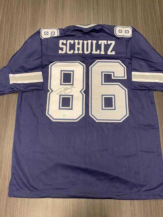 Dalton Schultz Dallas Cowboys Autographed Custom Jersey JSA